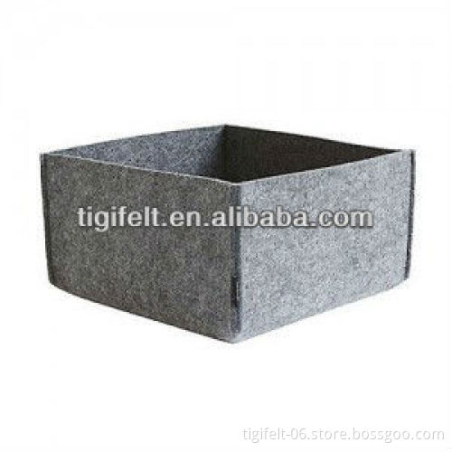 Felt Laundry Baskets with Oblong and Square Shape